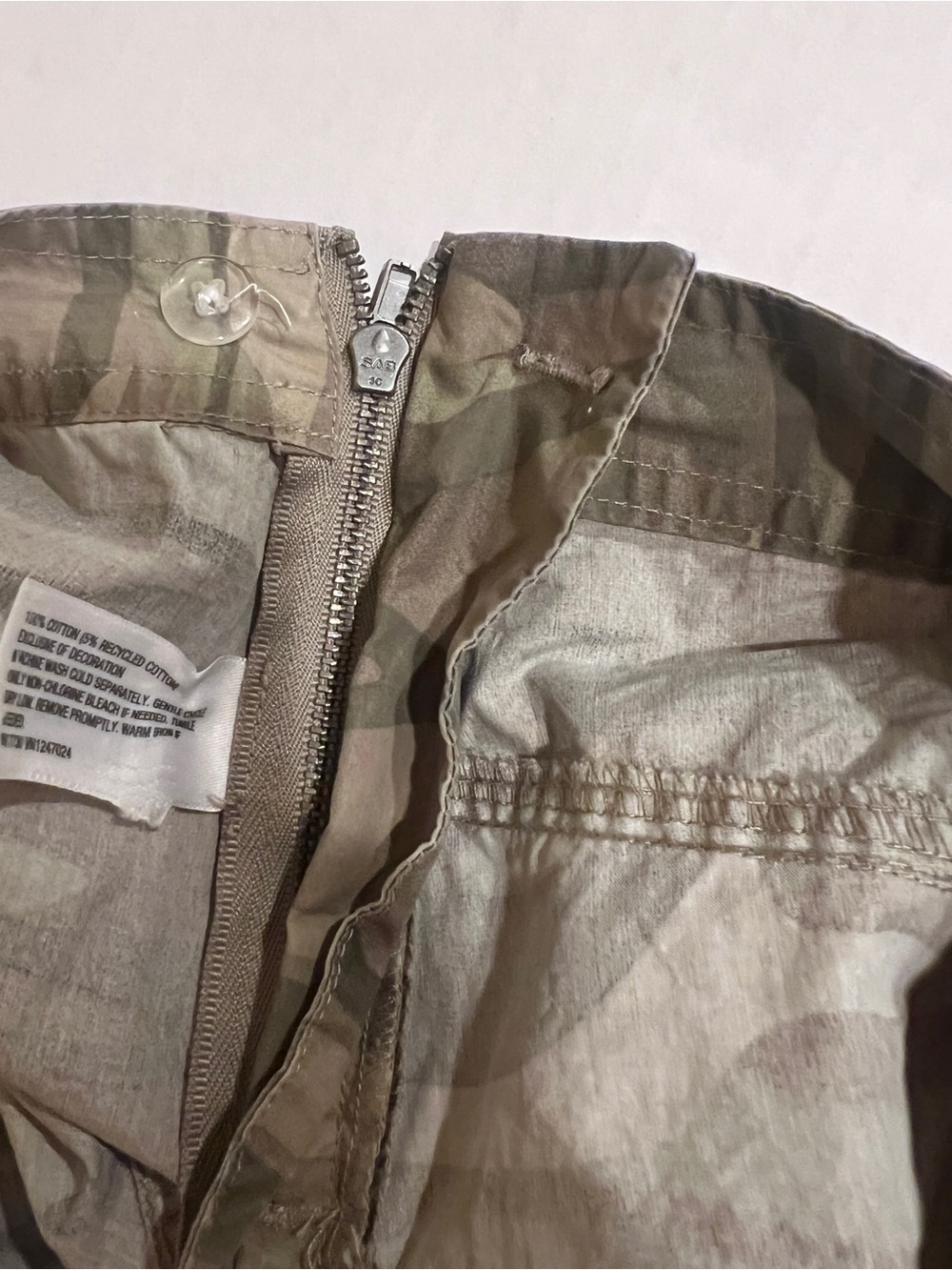 Wild Fable Camo Mini Skirt Drawstring Hem and Detail Grunge Festival Outfit L - Picture 3 of 11